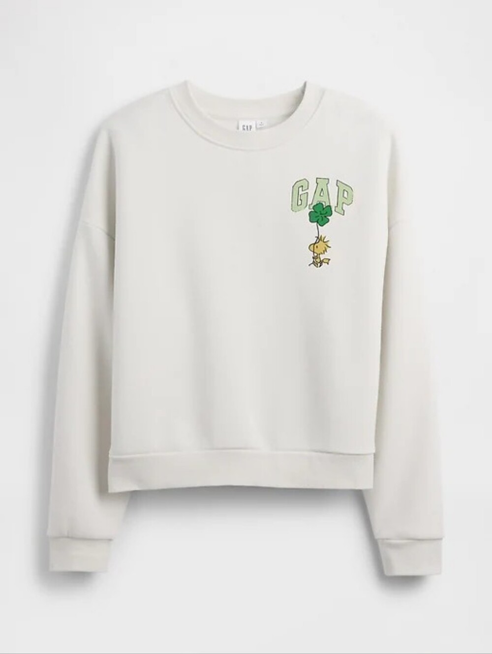 NWT- GAP Peanuts "Twitty Bird" Crew Neck Relaxed Wedge Fleece Sweatshirt-Size XL - Picture 6 of 14